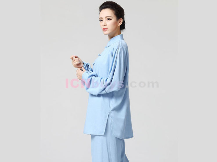 Tai Chi Clothing Long-sleeve Casual Style Linen Suit